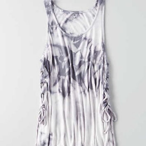 AMerican Eagle Soft and Sexy Rib Tie Tank size M - Picture 2 of 2
